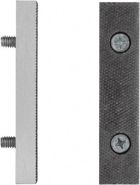 Irwin - 5" Wide x 2" High x 0.9" Thick, Flat/No Step Vise Jaw - Fixed Jaw, Compatible with 5" Record Bench Vises - Strong Tooling