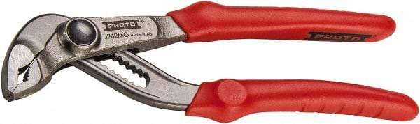 Proto - 7-9/32" OAL, 1-27/64" Max Capacity, 48mm Jaw Length, 12 Position Tongue & Groove Pliers - Slim Head - Strong Tooling