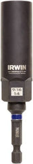 Irwin - 3/8" Drive Reverse Spiral Flute Hex Bolt Remover - 1/4" Hex, 2-1/2" OAL - Strong Tooling