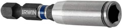 Irwin - 1/4" Drive, Magnetic Holder with C-Ring Screwdriver Bit - 3" OAL - Strong Tooling