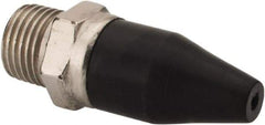 Value Collection - Blow Gun Non-Safety Nozzle - 1/8 NPSM, 1" Hose Length, Rubber - Strong Tooling