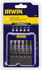 Irwin - 5 Piece, Torx Handle, Power Bit Set - Strong Tooling