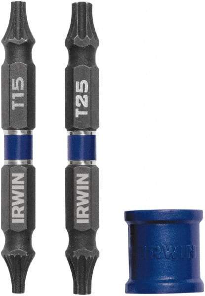 Irwin - 3 Piece, Torx Handle, Double End Bit Set - No. 2 Phillips - Strong Tooling