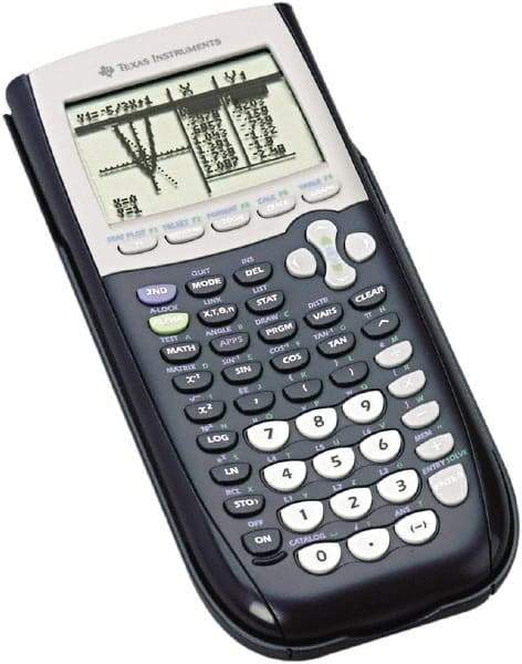 Texas Instruments - LCD Scientific Calculator - 3-3/8 x 7-1/2 Display Size, Black, Battery Powered, 10-1/2" Long x 7-1/2" Wide - Strong Tooling