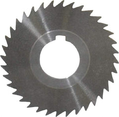 Keo - 3" Diam x 3/64" Blade Thickness x 1" Arbor Hole Diam, 36 Tooth Slitting and Slotting Saw - Arbor Connection, Right Hand, Uncoated, High Speed Steel, 10° Rake, Concave Ground - Strong Tooling