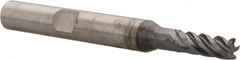 Kennametal - 4mm, 5 Flute, Solid Carbide, 0.25mm Corner Radius End Mill - 55mm OAL, 11mm LOC - Strong Tooling