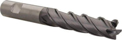 Kennametal - 3/4", 4 Flute, Solid Carbide, Corner Chamfer End Mill - 6" OAL, 3" LOC - Strong Tooling