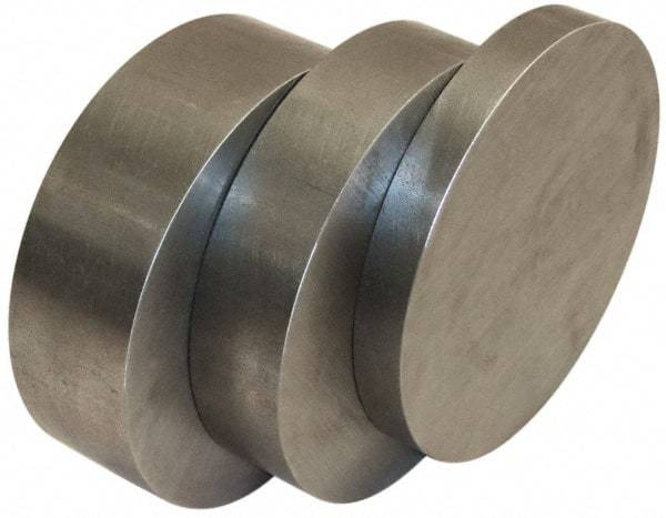 Value Collection - 5-1/2" Diam x 1/2" Long, 12L14 Steel Round Rod - Cold Finish, Mill, Steel - Strong Tooling