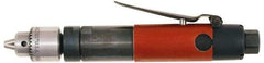 Ingersoll-Rand - 1/4" Keyed Chuck - Inline Handle, 1,900 RPM, 15 CFM, 0.25 hp, 90 psi - Strong Tooling