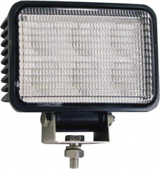 Buyers Products - 12 to 24 Volt, Clear Flood Beam Light - 1.5 Amps, 1,350 Lumens, 6 LED Lamp - Strong Tooling