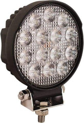 Buyers Products - 12 to 24 Volt, Clear Flood Beam Light - 3.0 Amps, 2,525 Lumens, 14 LED Lamp - Strong Tooling