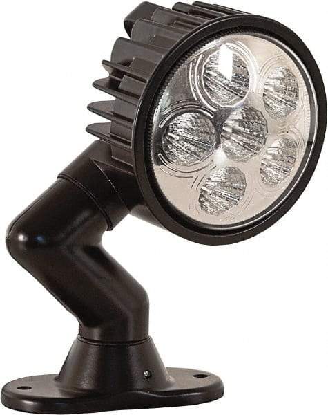 Buyers Products - 12 to 24 Volt, Clear LED Spotlight - 1.5 Amps, 1,350 Lumens, 6 LED Lamp - Strong Tooling