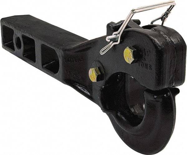 Buyers Products - 10,000 Lb Capacity Receiver Mount Pintle Hook - For Use with Trailers - Strong Tooling