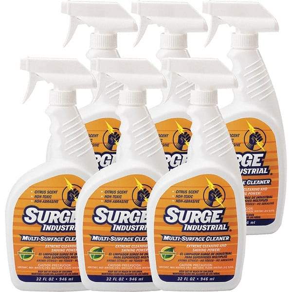 Surge Industrial - 32 oz Spray Bottle All-Purpose Cleaner - Liquid, Neutral pH, Citrus - Strong Tooling