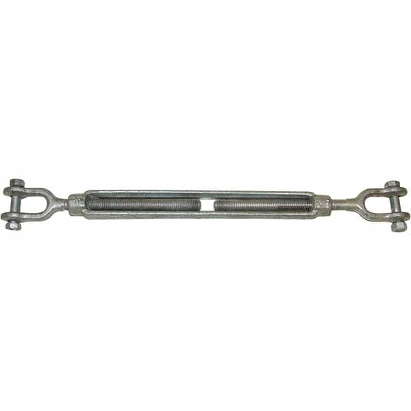 CM - 15,200 Lb Load Limit, 1-1/4" Thread Diam, 12" Take Up, Forged Steel Turnbuckle Body Turnbuckle - Strong Tooling