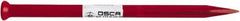 Osca - 12" OAL x 13/32" Blade Width Brick Chisel - Chrome Vanadium Steel Handle - Strong Tooling