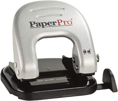 PaperPro - Paper Punches Type: 20 Sheet Manual Two Hole Punch Color: Black/Silver - Strong Tooling