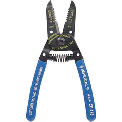 Imperial - 16 to 26 AWG Capacity Wire Stripper/Cutter - 6" OAL, Hardened Steel with Cushion Grip Handle - Strong Tooling