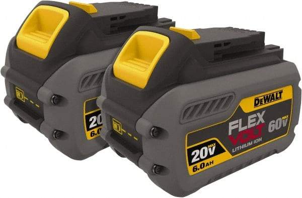 DeWALT - 60 Volt Lithium-Ion Power Tool Battery - 6 Ahr Capacity, 2 hr Charge Time, Series 20/60 FLEXVOLT - Strong Tooling