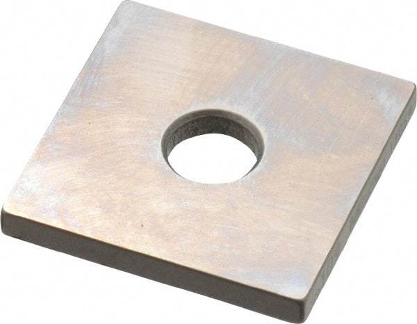 Mitutoyo - 0.109" Square Steel Gage Block - Accuracy Grade 0, Includes Certificate of Inspection - Strong Tooling