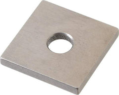 Mitutoyo - 0.118" Square Steel Gage Block - Accuracy Grade 0, Includes Certificate of Inspection - Strong Tooling