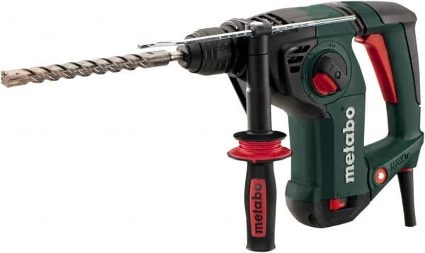 Metabo - 120 Volt 1-1/4" SDS Plus Chuck Electric Hammer Drill - 0 to 4,470 BPM, 0 to 1,150 RPM, Reversible - Strong Tooling