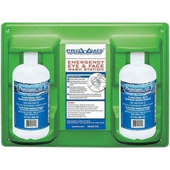 PRO-SAFE - 32 oz, Disposable Eyewash Double Station - Approved by FDA - Strong Tooling