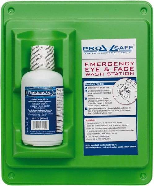 PRO-SAFE - 16 oz, Disposable Eyewash Single Station - Approved by FDA - Strong Tooling