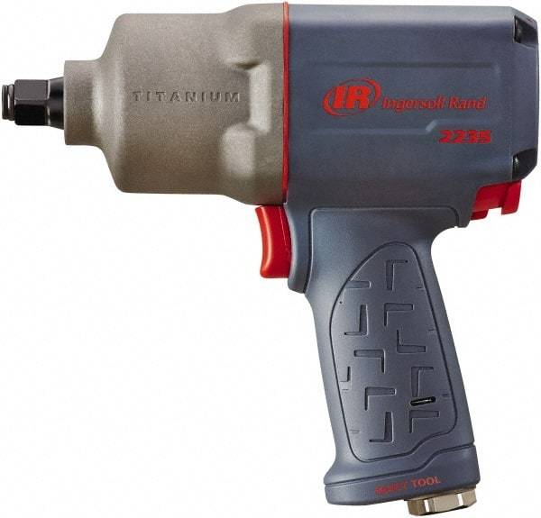 Ingersoll-Rand - 1/2" Drive, 8,500 RPM, 900 Ft/Lb Torque Impact Wrench - Pistol Grip Handle, 1,220 IPM, 24 CFM, 90 psi, 1/4" NPT Inlet - Strong Tooling