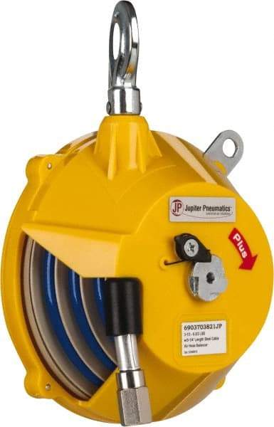 PRO-SOURCE - 6.67 Lb Load Capacity, 4.59' Travel Distance, Tool Balancer - Polyurethane Cable, Plastic Housing - Strong Tooling