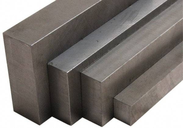 Value Collection - 3/4 Inch Thick x 3 Inch Wide x 12 Inch Long, 420 ESR Stainless Steel Rectangular Rod - Tolerance:  +0.015/+0.055 Inch Thickness, +0.060/+0.187 Inch Wide, +0.125/+0.375 Inch Length - Strong Tooling