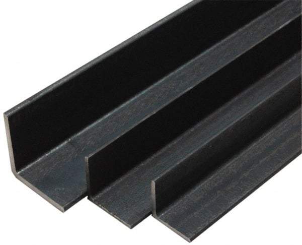 Made in USA - Low Carbon Steel, 3/16 Inch Thick Wall, Angle Iron - 1-3/4 Inch Wide x 1-3/4 Inch High x 80 Inch Long - Strong Tooling