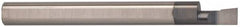 Accupro - 0.23" Min Bore Diam, 0.7" Max Bore Depth, 5/16 Shank Diam, Boring Bar - Right Hand Cut, Solid Carbide, TiAlN Finish - Exact Industrial Supply