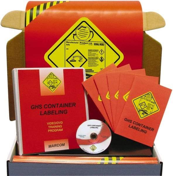 Marcom - GHS Container Labeling, Multimedia Training Kit - 12 Minute Run Time DVD, 1 Course, English - Strong Tooling