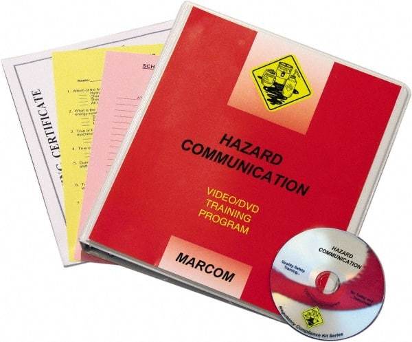 Marcom - Hazard Communication for Industrial Facilities, Multimedia Training Kit - 20 Minute Run Time DVD, 1 Course, English - Strong Tooling