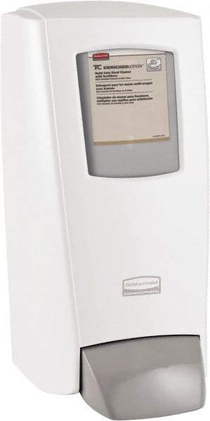 Rubbermaid - 2 L Liquid Hand Soap Dispenser - Plastic, Hanging, White - Strong Tooling