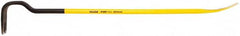 Stanley - 36" OAL Wrecking Bar - 5-21/64" Wide, Spring Steel - Strong Tooling