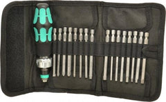 Wera - 17 Piece, Screwdriver Bit and Socket Set - #1, #2 & #3 Phillips - Strong Tooling