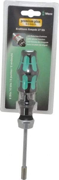 Wera - Mini-Ratchet Bit Screwdriver Kit - Hex, Ergonomic - Strong Tooling