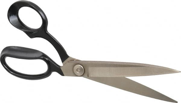 Wiss - 5" LOC, 10-3/8" OAL Bent Upholstery, Carpet, & Fabric Shears - Offset Handle, For Carpet, Composite Materials, Synthetic Fibers - Strong Tooling