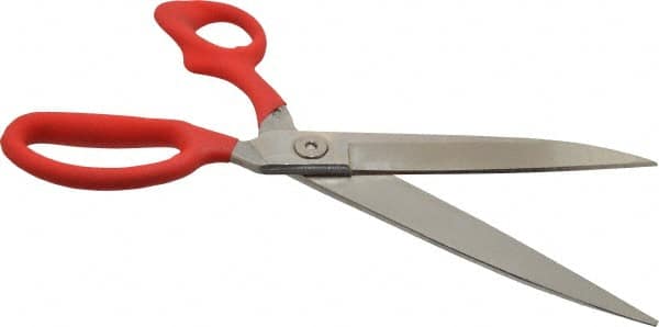 Wiss - 6" LOC, 12-1/2" OAL Inlaid Heavy Duty Shears - Left Hand, Offset Handle, For Composite Materials, Fabrics, Upholstery - Strong Tooling