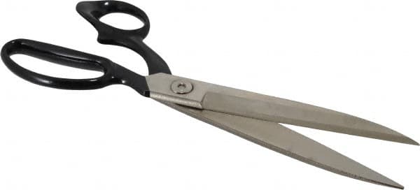 Wiss - 6" LOC, 12-1/2" OAL Bent Upholstery, Carpet, & Fabric Shears - Offset Handle, For Carpet, Composite Materials, Synthetic Fibers - Strong Tooling