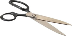 Wiss - 5" LOC, 10-3/8" OAL Inlaid Industrial Straight Shears - Straight Handle, For Carpet, Drapery, Upholstery - Strong Tooling