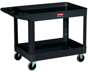 HD Utility Cart - 2 shelf 24 x 36 - 500 lb Capacity - Handle -- Storage compartments, holsters and hooks - Strong Tooling