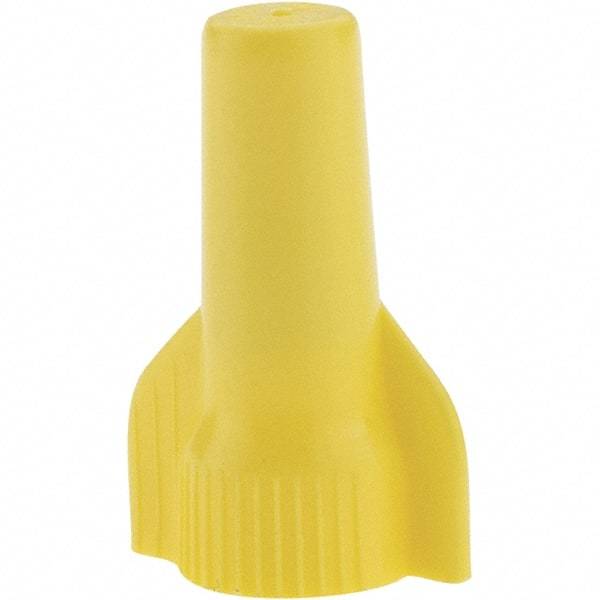 Gardner Bender - 2, 22 to 3, 12 AWG, 1,000 Volt (Lighting) & 600 Volt (Building Wire), Corrosion Resistant & Flame Retardant, Wing Twist on Wire Connector - Yellow, 221°F - Strong Tooling