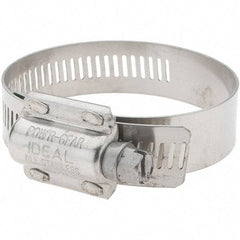 IDEAL TRIDON - 1-1/4 to 2-5/8" Diam, Stainless Steel High Torque Worm Drive Clamp - Strong Tooling