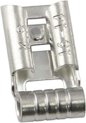 Value Collection - 16 to 14 AWG, Noninsulated, Female Wire Disconnect - 1/4" Wide Tab, Blue, RoHS Compliant - Strong Tooling