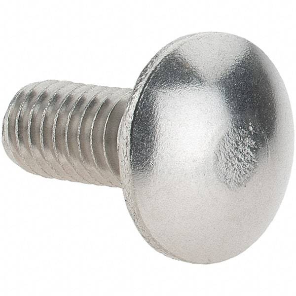 Value Collection - 5/16-18 UNC 3/4" Length Under Head, Standard Square Neck, Carriage Bolt - 18-8 Stainless Steel, Uncoated - Strong Tooling