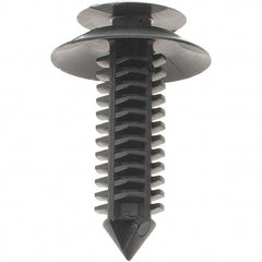 Value Collection - 8mm Hole Diam, 14mm OAL, Ratchet Shank, Nylon Panel Rivet - 8mm Material Thickness - Strong Tooling