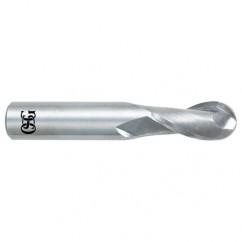 7/32" Dia. - 2-1/2" OAL - Bright CBD - Ball End SE EM - 2 FL - Strong Tooling